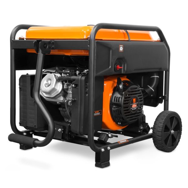 WEN GN875i 8750-Watt RV and Transfer-Switch-Ready 120V 240V Electric Start Open Frame Inverter Generator, CARB Compliant Online now - Image 2