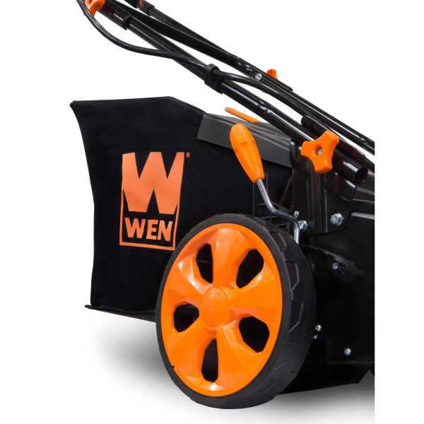 WEN 40439 40V Max Lithium Ion 19-Inch Cordless 3-in-1 Lawn Mower with Two Batteries, 16-Gallon Bag and Charger on Sale - Image 4