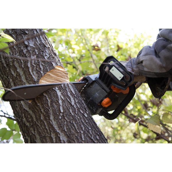 WEN 40417 40V Max Lithium Ion 16-Inch Brushless Chainsaw with 4Ah Battery and Charger Discount - Image 5