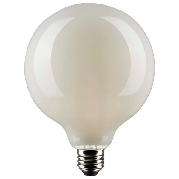 Satco 6w G40 Globe Filament LED 3000K Medium Base White Dimmable - 60w equiv Online - Image 2